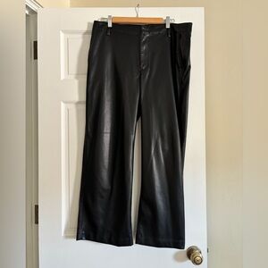 GAP Women's Pleather Trousers